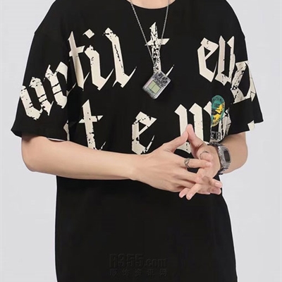 市场上装-T恤-微潮T恤