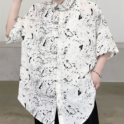 市场上装-衬衫-微潮衬衫