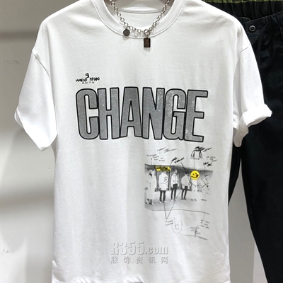 市场上装-T恤-休闲T恤【实拍】