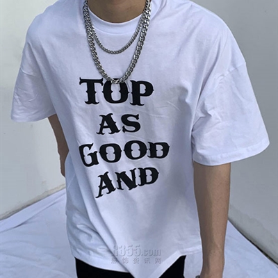 市场上装-T恤-微潮T恤