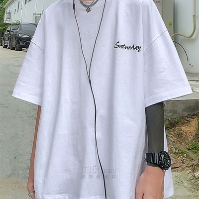 市场上装-T恤-微潮T恤