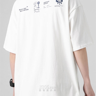 市场上装-T恤-微潮T恤