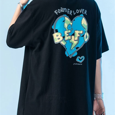 市场上装-T恤-微潮T恤