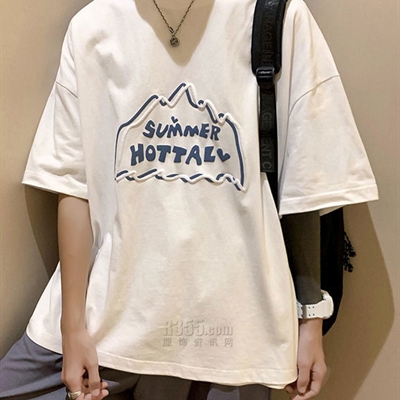 市场上装-T恤-微潮T恤