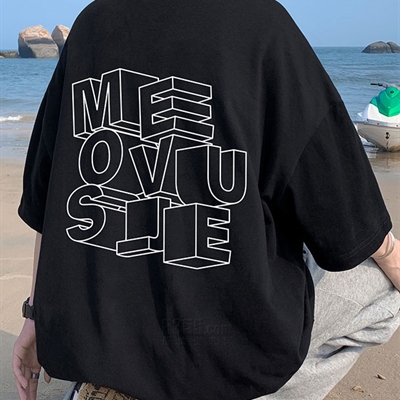 市场上装-T恤-微潮T恤