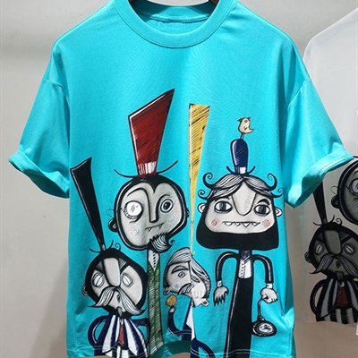 市场上装-T恤-微潮T恤【实拍】