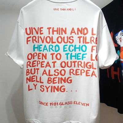 市场上装-T恤-微潮T恤【实拍】