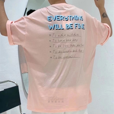 市场上装-T恤-微潮T恤