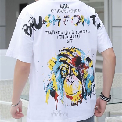 市场上装-T恤-微潮T恤