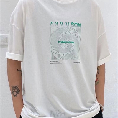 市场上装-T恤-微潮T恤