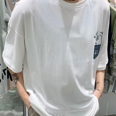 市场上装-T恤-微潮T恤