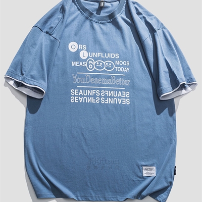 市场上装-T恤-微潮T恤