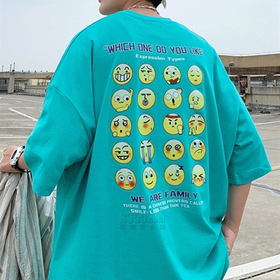 市场上装-T恤-微潮T恤