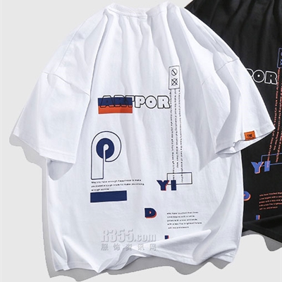 市场上装-T恤-微潮T恤