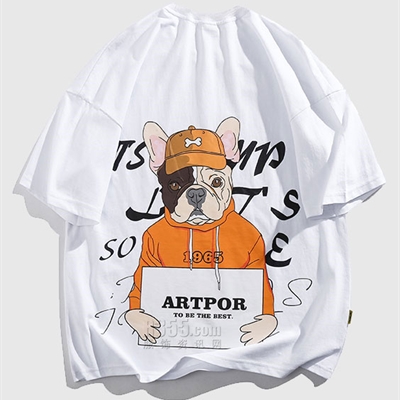 市场上装-T恤-微潮T恤