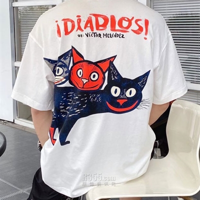 市场上装-T恤-微潮T恤