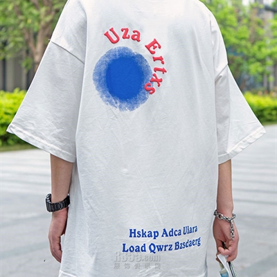 市场上装-T恤-微潮T恤