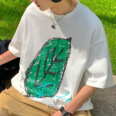 市场上装-T恤-微潮T恤