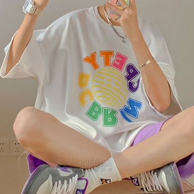 市场上装-T恤-微潮T恤