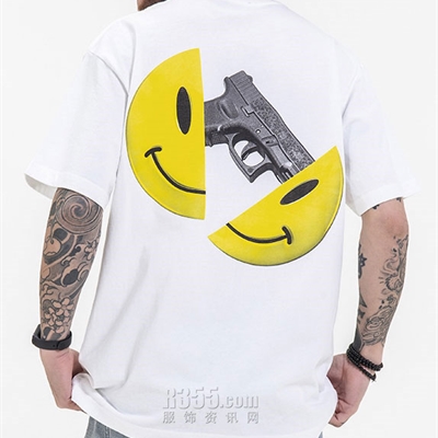 市场上装-T恤-微潮T恤