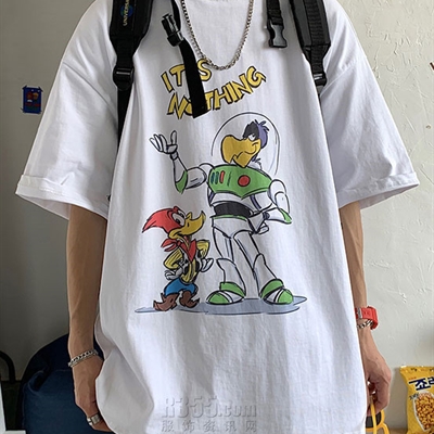 市场上装-T恤-微潮T恤