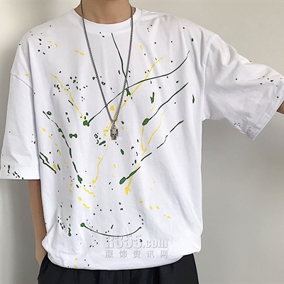 市场上装-T恤-微潮T恤