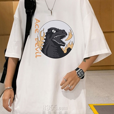 市场上装-T恤-微潮T恤