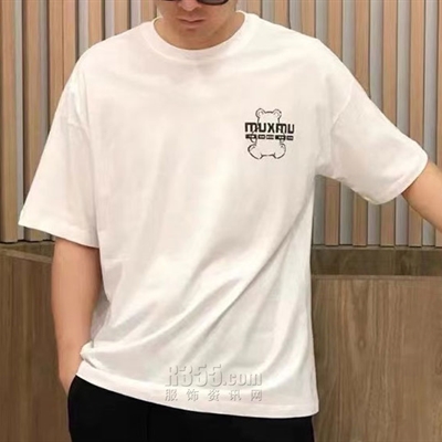 市场上装-T恤-微潮T恤
