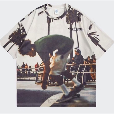 市场上装-T恤-微潮T恤