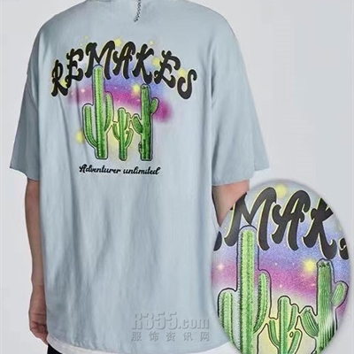 市场上装-T恤-微潮T恤