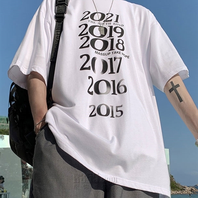 市场上装-T恤-微潮T恤