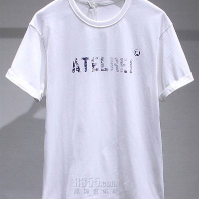 市场上装-T恤-休闲T恤【实拍】