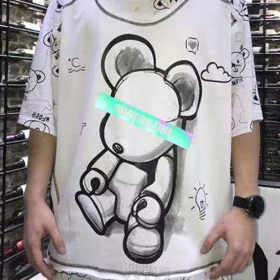 市场上装-T恤-微潮T恤