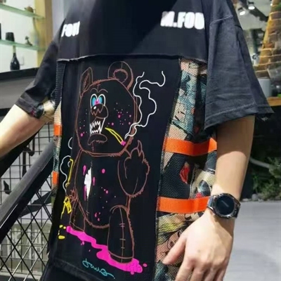 市场上装-T恤-微潮T恤