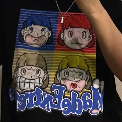 市场上装-T恤-微潮T恤