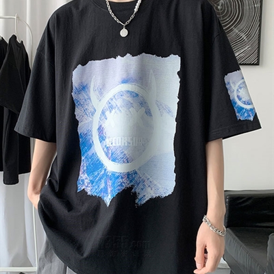 市场上装-T恤-微潮T恤