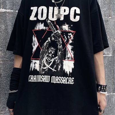 市场上装-T恤-微潮T恤