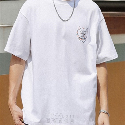 市场上装-T恤-微潮T恤