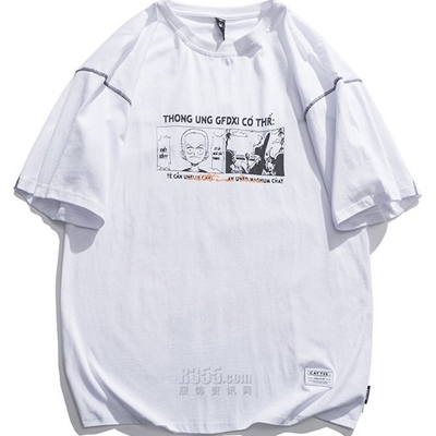 市场上装-T恤-微潮T恤