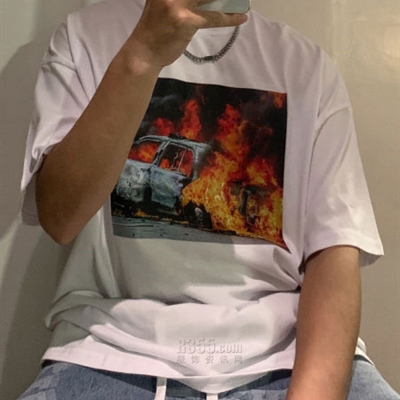 市场上装-T恤-微潮T恤