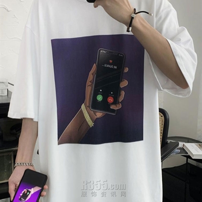 市场上装-T恤-微潮T恤