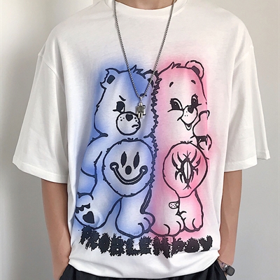 市场上装-T恤-微潮T恤