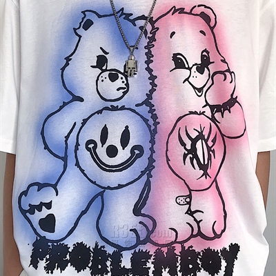 市场上装-T恤-微潮T恤