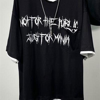 市场上装-T恤-微潮T恤【实拍】