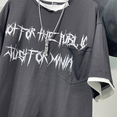 市场上装-T恤-微潮T恤【实拍】