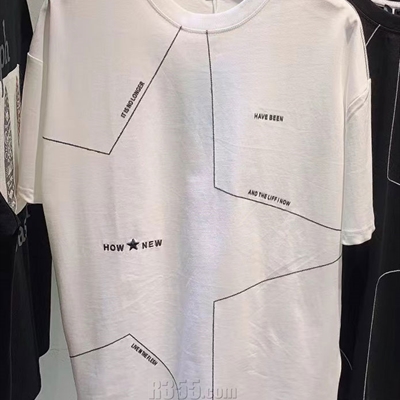 市场上装-T恤-微潮T恤【实拍】