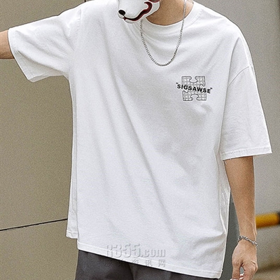 市场上装-T恤-微潮T恤