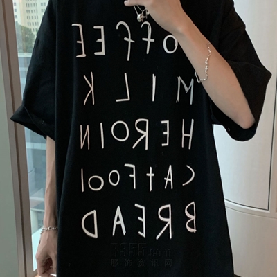 市场上装-T恤-微潮T恤