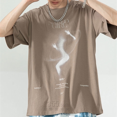 市场上装-T恤-微潮T恤