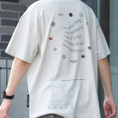 市场上装-T恤-微潮T恤